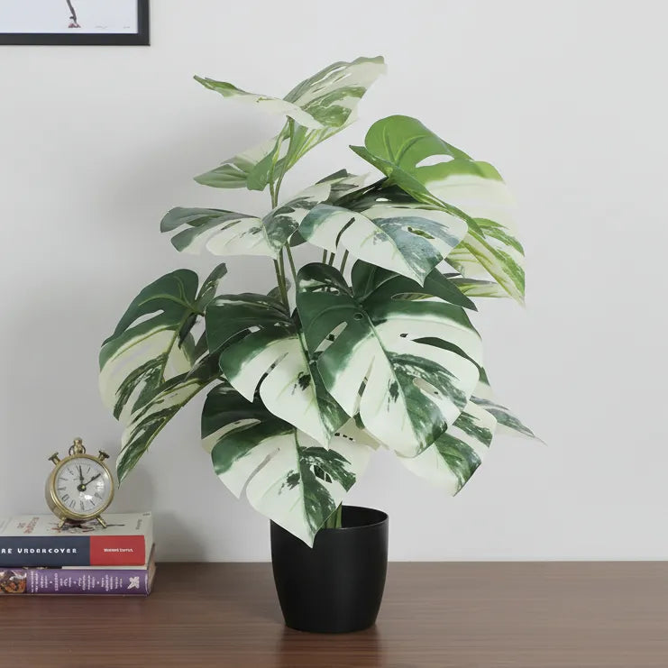 Natural Looking Monstera Plant with Pot - Artificial Plant