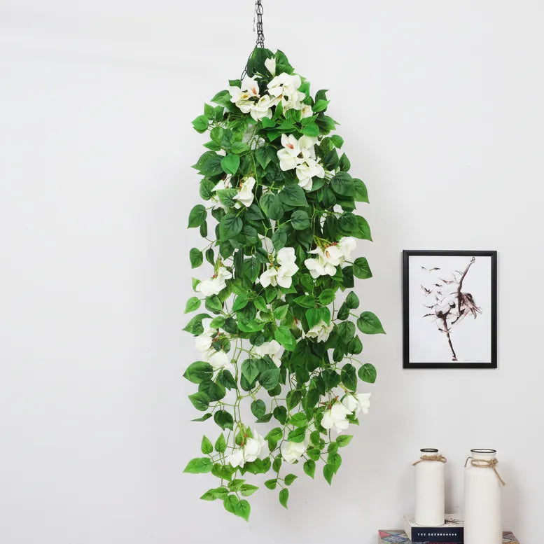 Hanging Bougainvillea Flowers for Decor - Artificial Plant