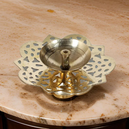 Modern Golden Festive Brass Diya Pots - Multiple Design options