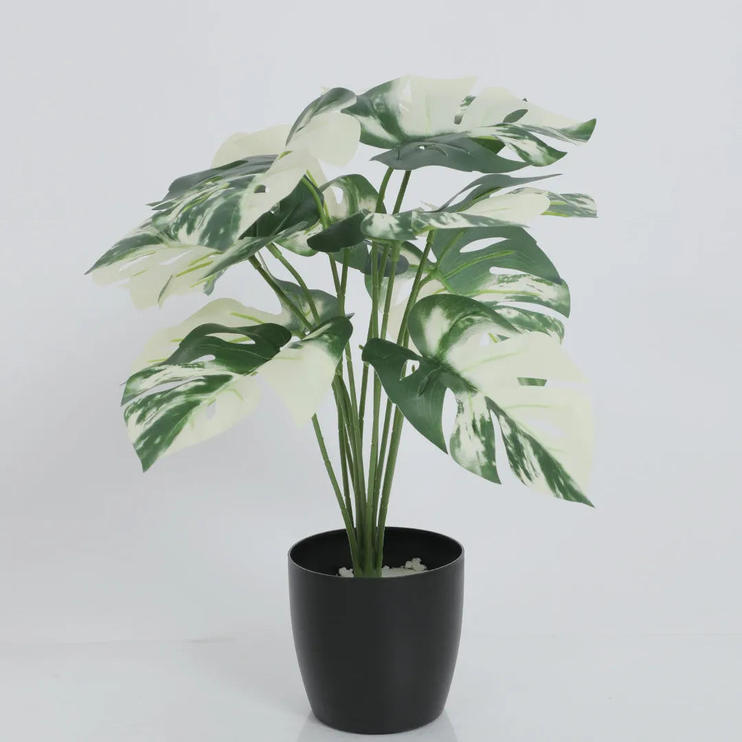 Compact Monstera Leaves Plant - Artificial Plant