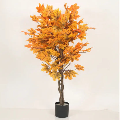 Maple Tree with Pot for Decor - Artificial Plant