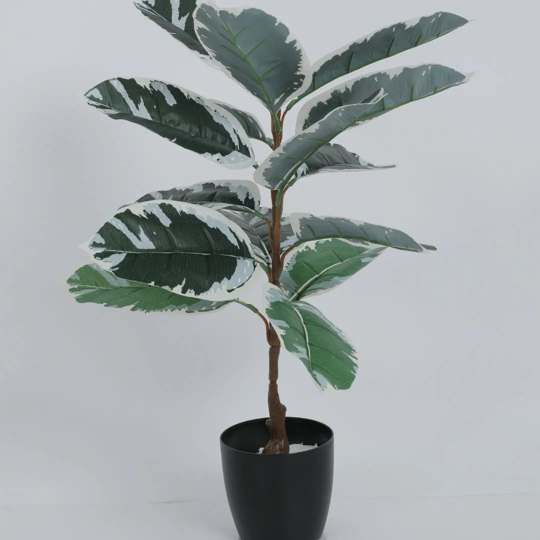 Banana Leaf Indoor Plant with Pot for Decor - Artificial Plant