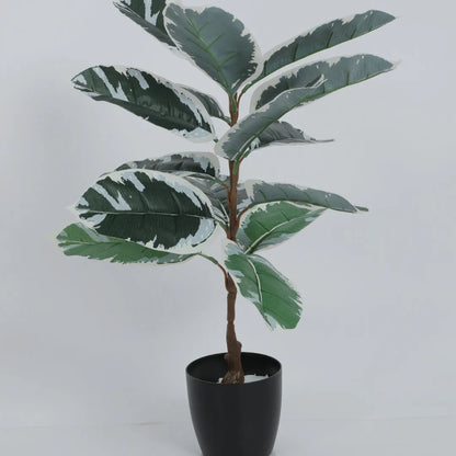 Banana Leaf Indoor Plant with Pot for Decor - Artificial Plant