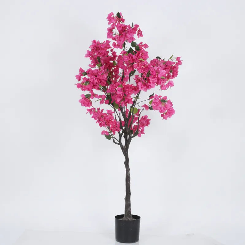 Decorative Bougainvillea Flower Plant with Pot - Artificial Plant