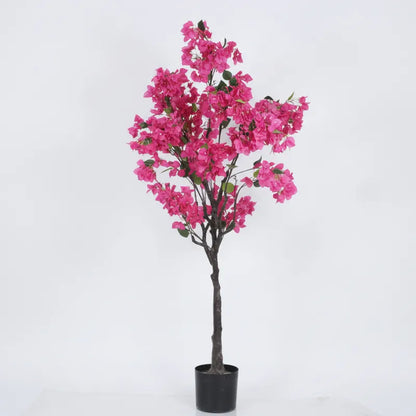 Decorative Bougainvillea Flower Plant with Pot - Artificial Plant