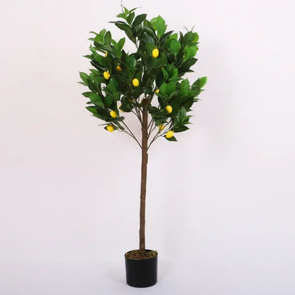 Lemon Tree Plant with Pot for Decor - Artificial Plant