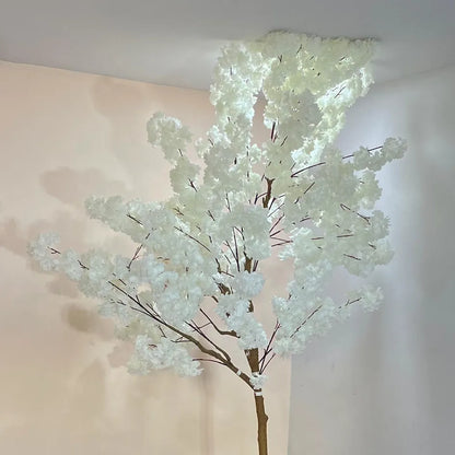 Tall Blossom Flowers Plant with Pot for Decor - Artificial Plant