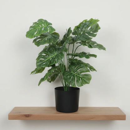 Monstera Leaf Indoor Plant with Pot - Artificial Plant