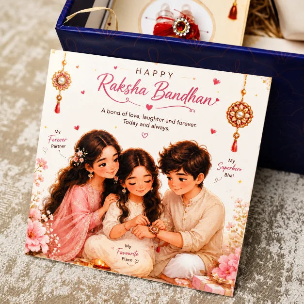 Best Bhai Ever Rakhi Gift Hamper Box