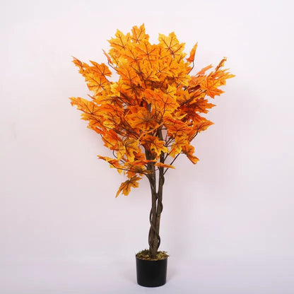 Maple Tree with Pot for Interior Decor - Artificial Plant