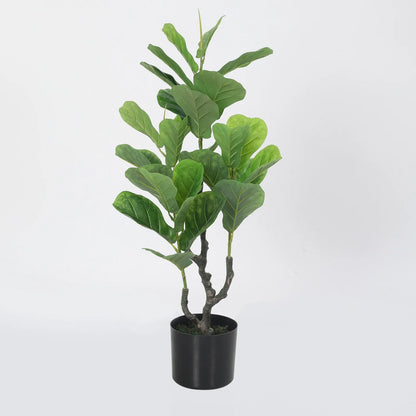 Tabletop Fiddle Leaf Fig Plant with Pot - Artificial Plant