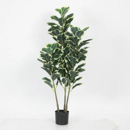 Fiddle Leaf Fig Plant with Pot for Living spaces - Artificial Plant