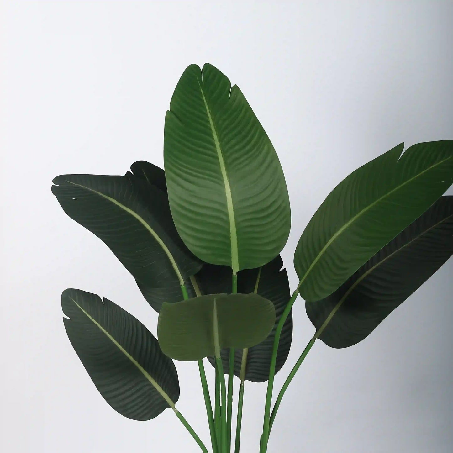 Elegant Banana Leaf Plant with Pot for Decor - Artificial Plant