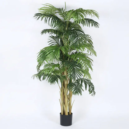 Large Palm Leaf Decorative Floor Plant with Pot - Artificial Plant