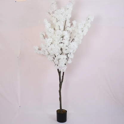 Large Blossom Flowers Plant with Pot for Interiors - Artificial Plant