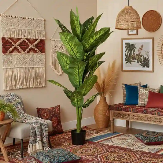 Dieffenbachia Plant Tree for Office Home Decor - Artificial Plant