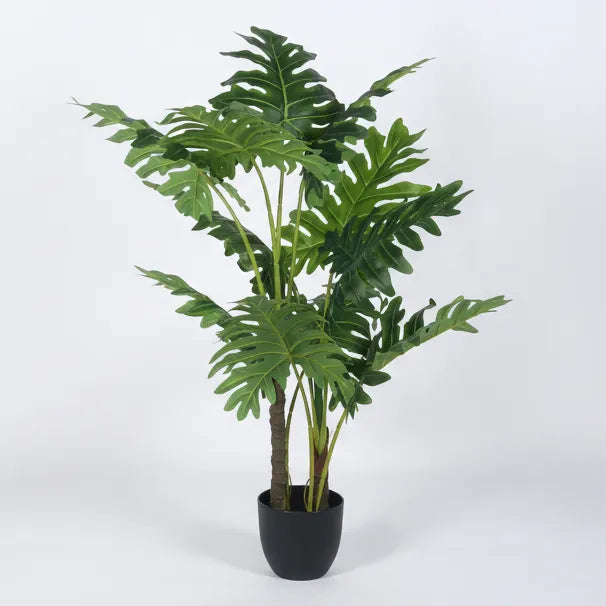 Guiana Chestnut Leaf Plant with Pot - Artificial Plant
