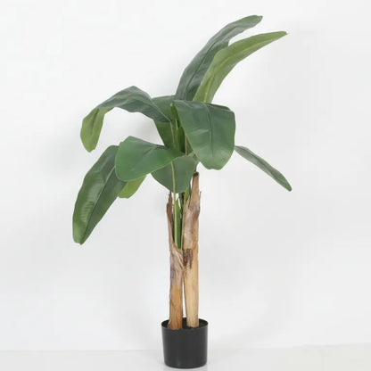 Tropical Banana Leaf Decorative Plant with Pot - Artificial Plant