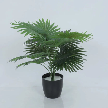 Fan Palm Plant with Pot - Artificial Plant