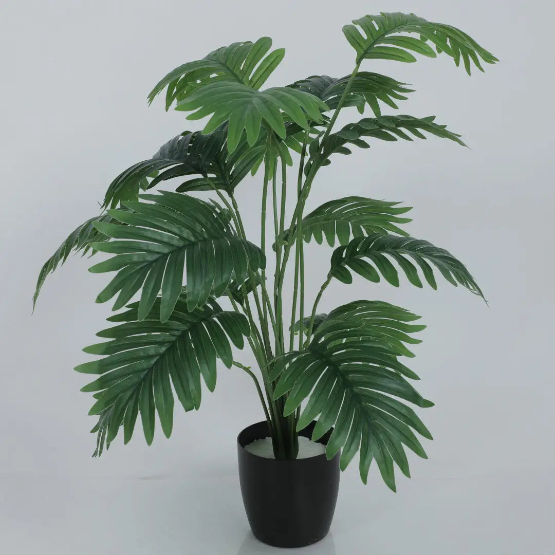 Compact Areca Palm Decorative Plant with Pot - Artificial Plant