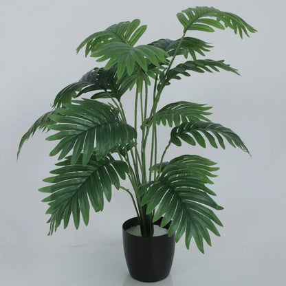 Compact Areca Palm Decorative Plant with Pot - Artificial Plant