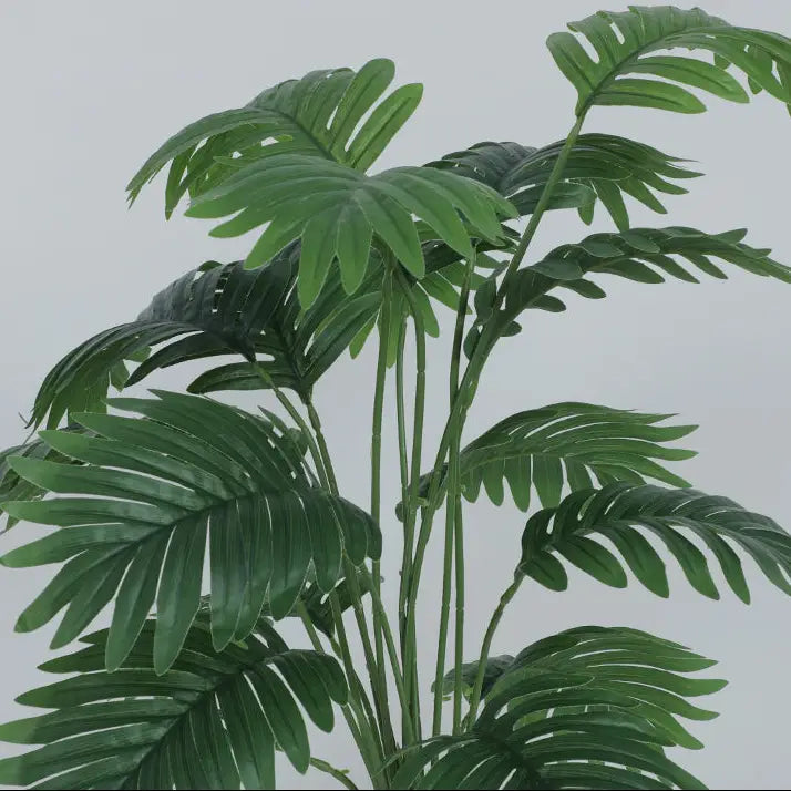 Compact Areca Palm Decorative Plant with Pot - Artificial Plant