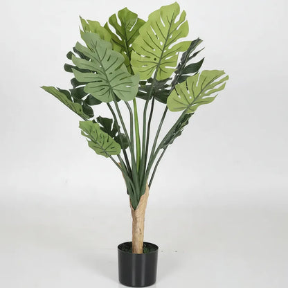 Monstera Decorative Plant with Pot - Artificial Plant