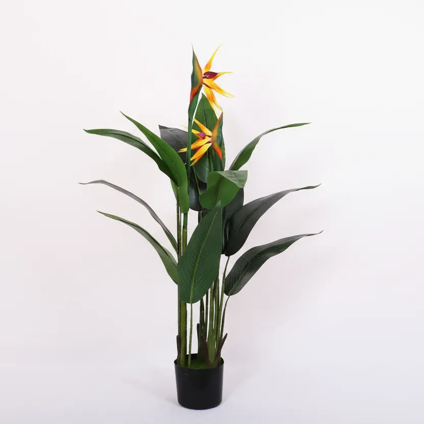 Bird of Paradise Tree with Pot for Home Decor - Artificial Plant