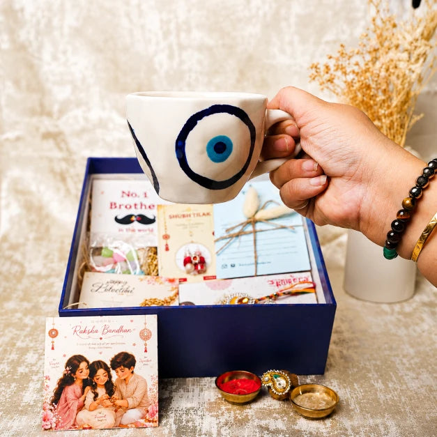 Evil Eye Rakhi Gift Hamper for Brother