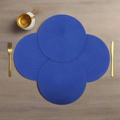 Blue Marine Grace Placemats - 12 inch - Sets of 2, 4, 6