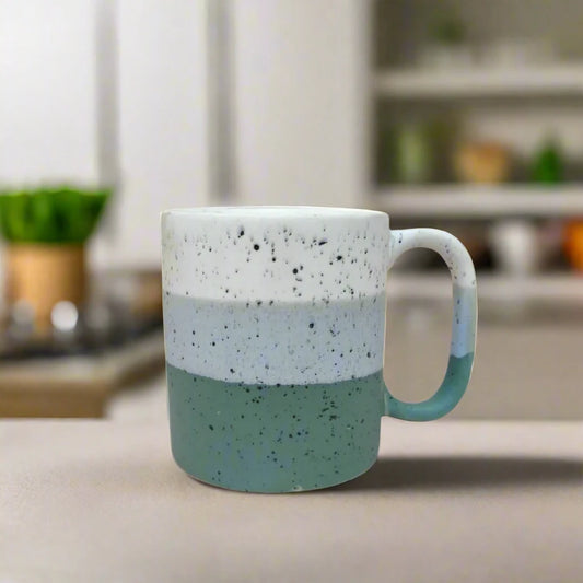 Shades of Green Matte Ceramic Mug - 300 ml