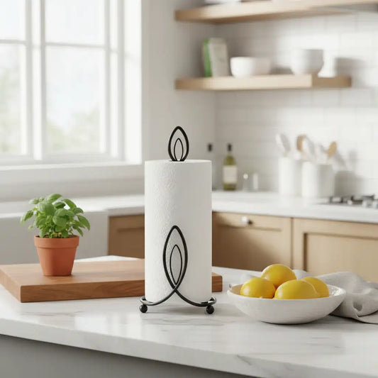 Metal Countertop Paper Towel Holder Stand