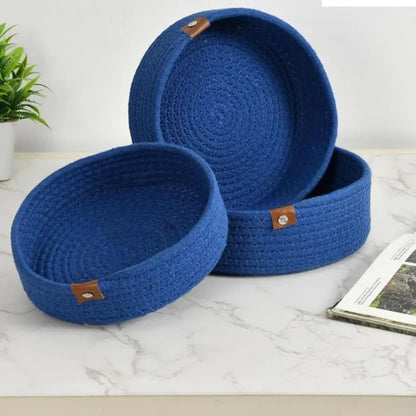 Eco-Friendly Blue Storage Baskets - Multiple Options