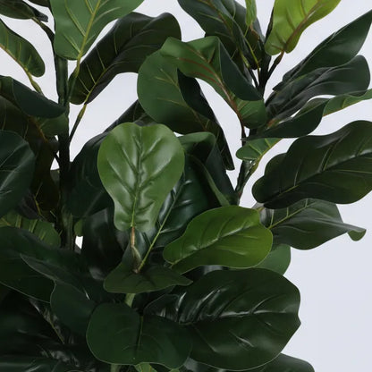 Tall Fiddle Leaf Fig Floor Plant with Pot - Artificial Plant