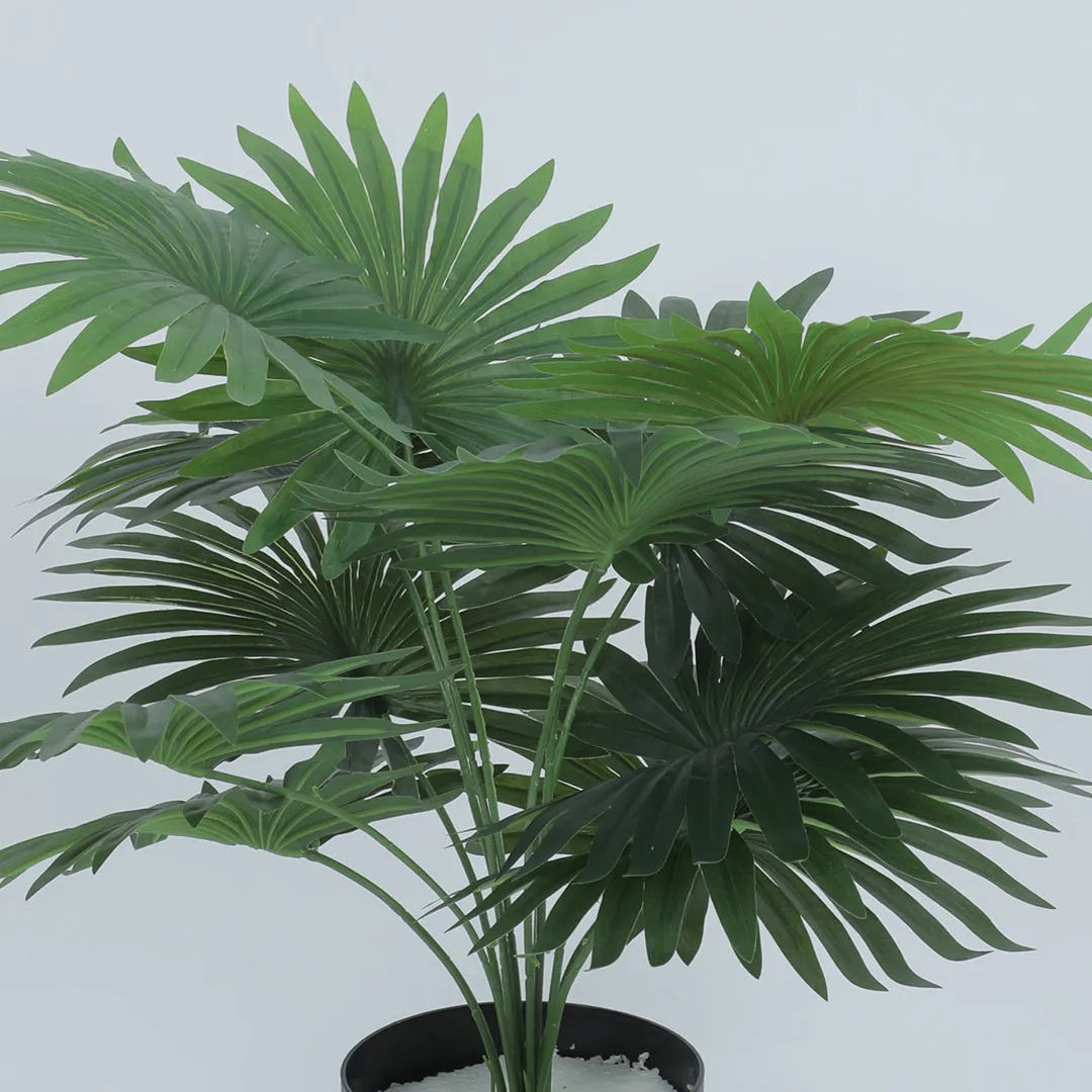 Fan Palm Plant with Pot - Artificial Plant