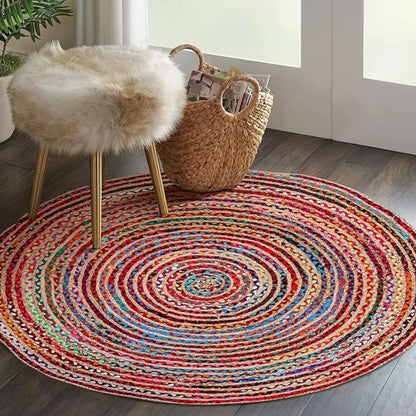 Color Splash Reversible Handwoven Rug - 3 Sizes