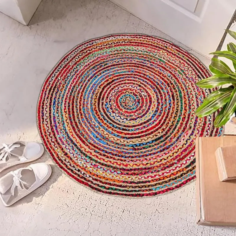 Color Splash Reversible Handwoven Rug - 3 Sizes