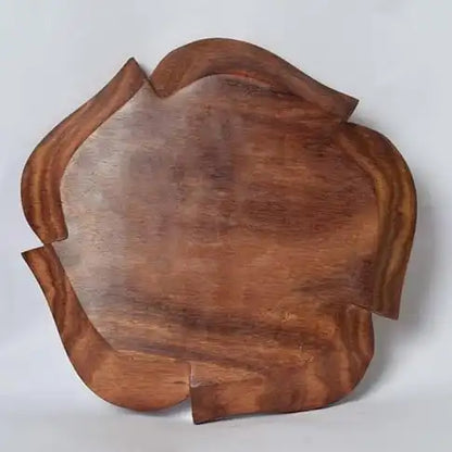 Sheesham Partition Snack Bowl Serving Platter