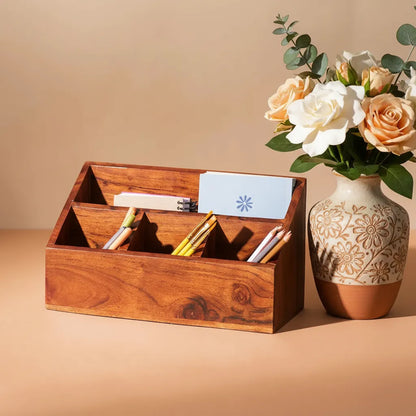 Wooden Cutlery Holder for Kitchen & Tabletop