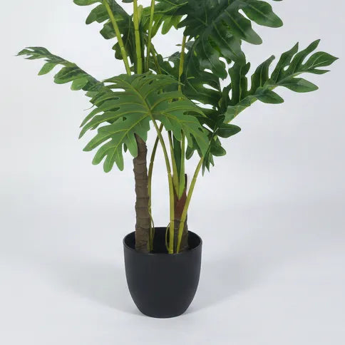 Guiana Chestnut Leaf Plant with Pot - Artificial Plant