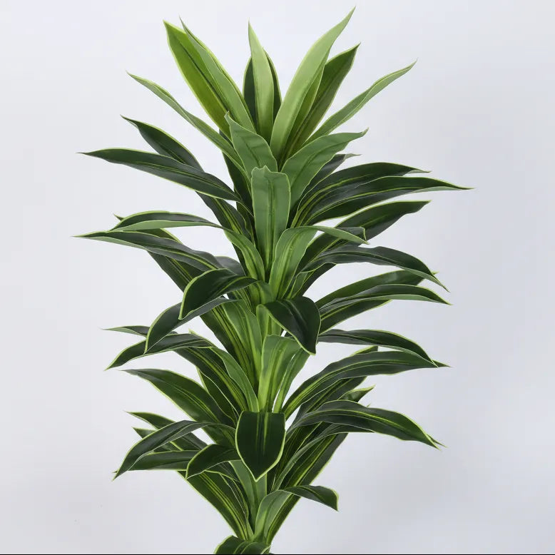 Faux Dracaena Plant with Pot for Home Decor - Artificial Plant