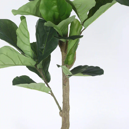 Fiddle Leaf Fig Plant with Pot for Decor - Artificial Plant