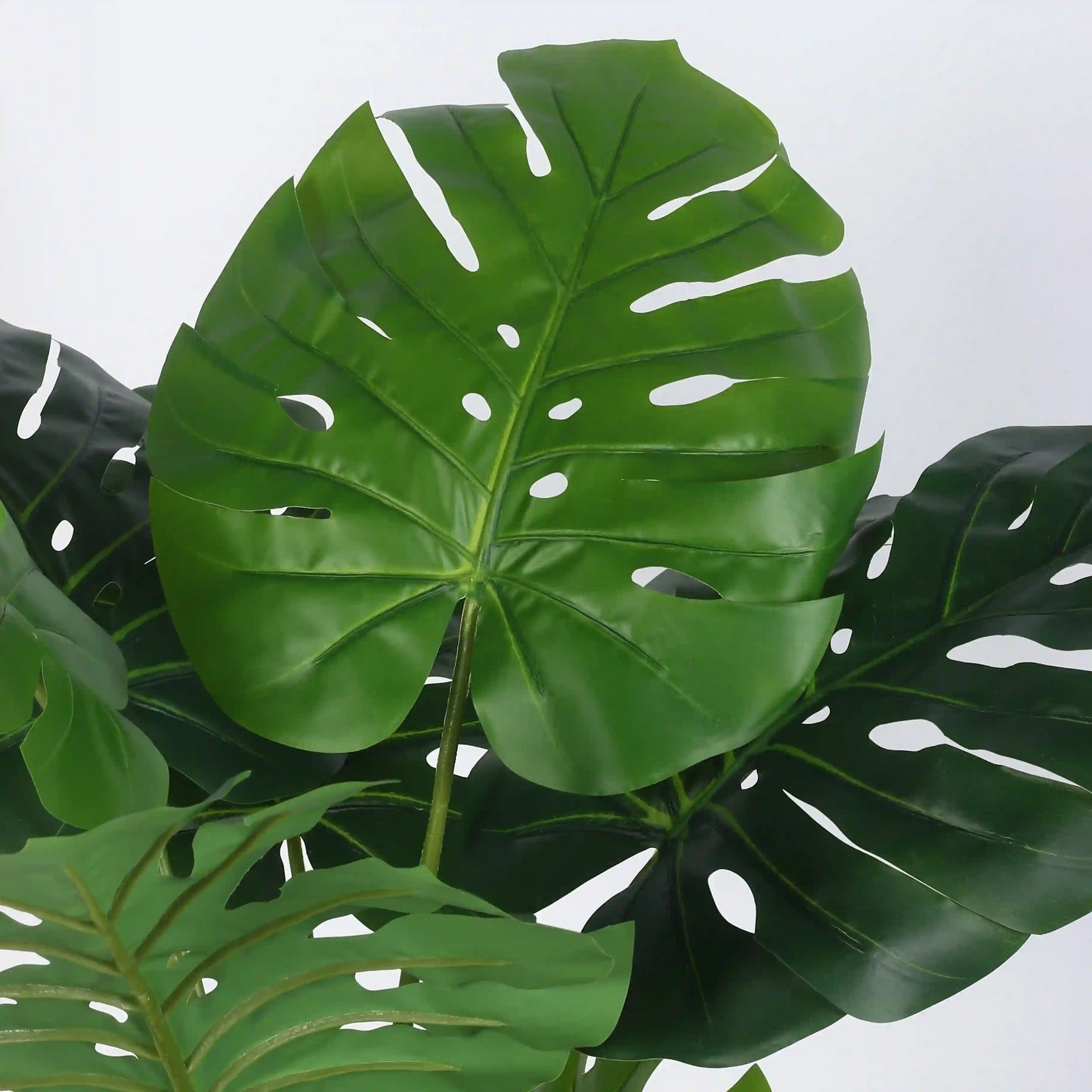 Elegant Monstera Leaf Decor Accent Plant - Artificial Plant