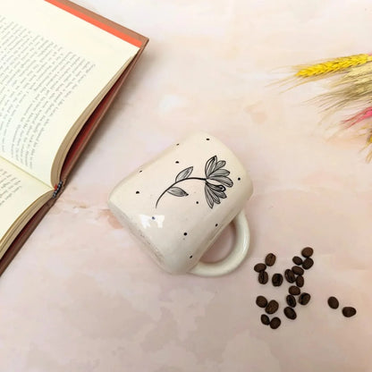 FloraBlend Handcrafted Coffee Mug - 310 ml