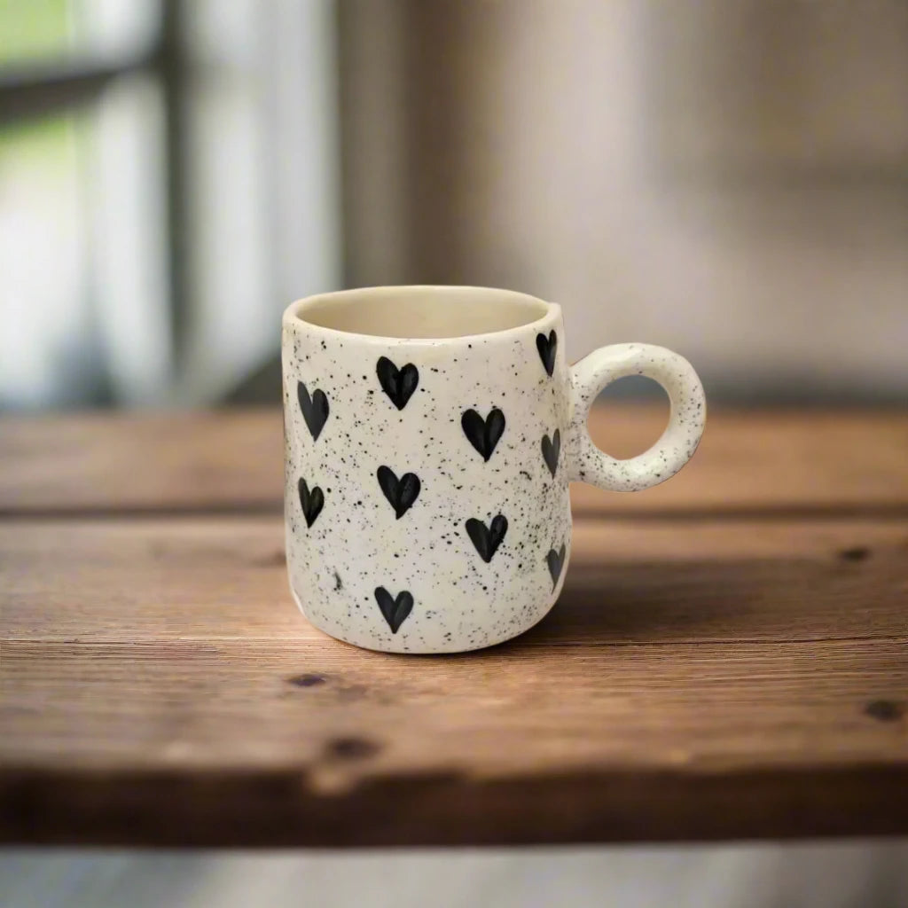 Heartfelt Sips Ceramic Mug - 310 ml