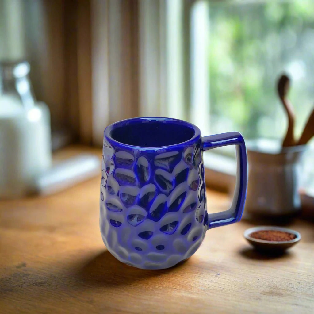 Royal Blue Artisan Coffee Mug - 350 ml