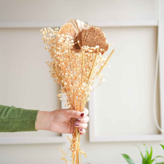 Golden Harvest Dried Flower Vase Decor Set