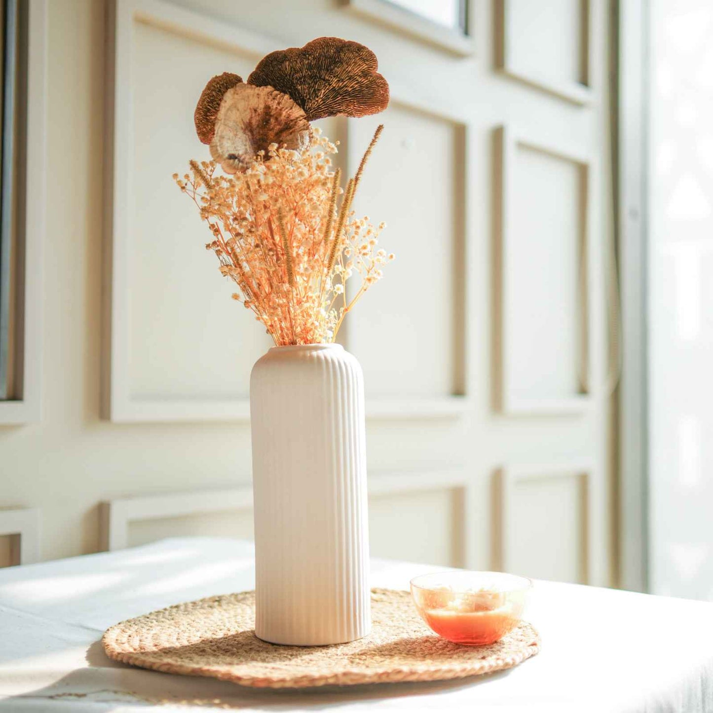 Golden Harvest Dried Flower Vase Decor Set