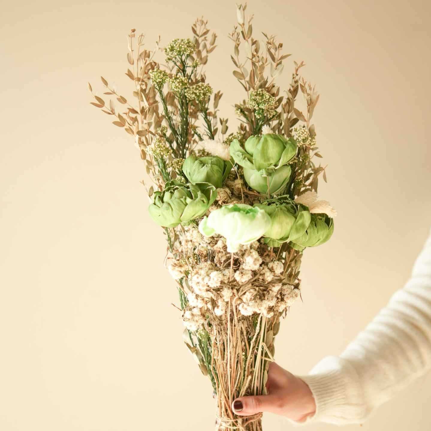 Autumn Dried Flower Bunch Home Decor