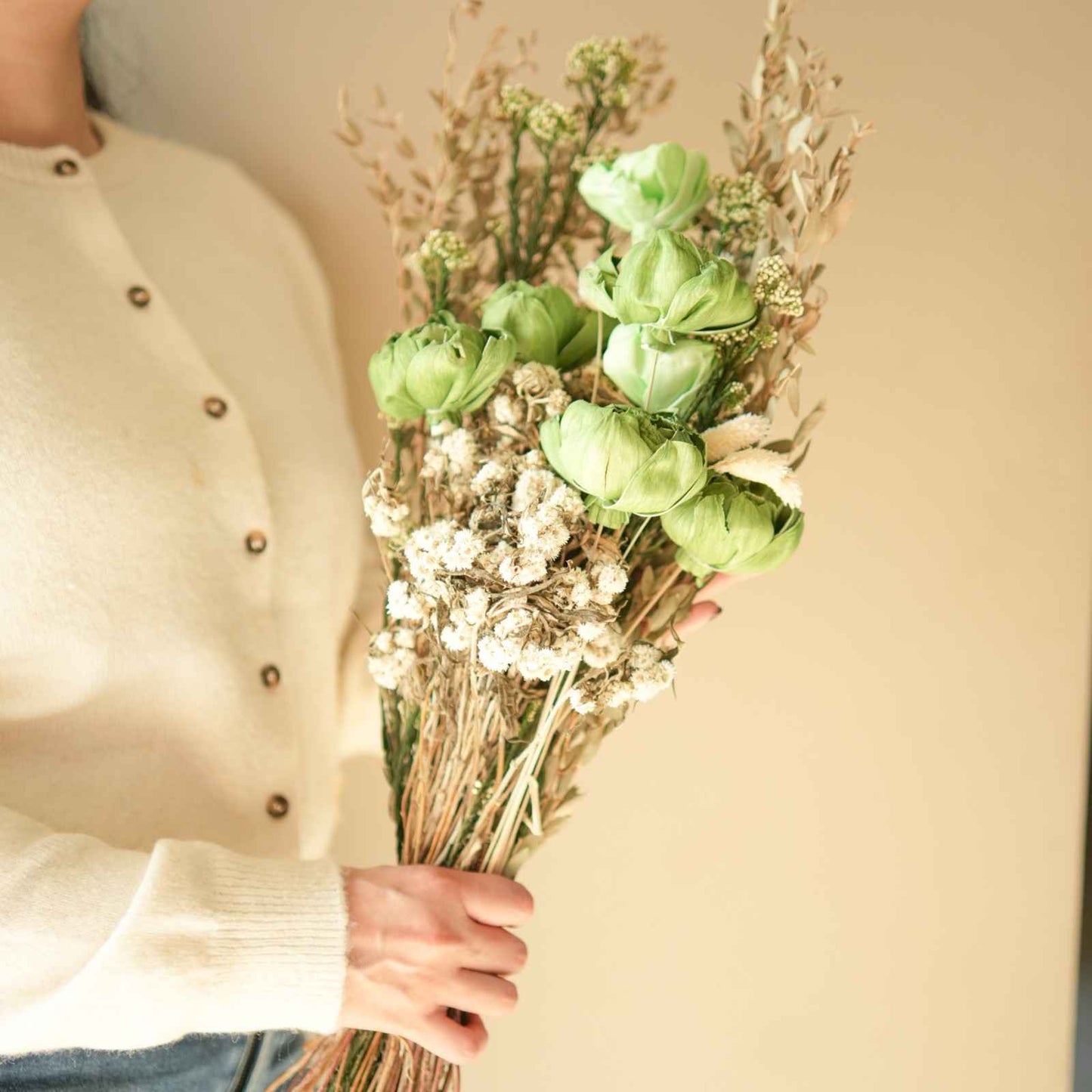 Autumn Dried Flower Bunch Home Decor